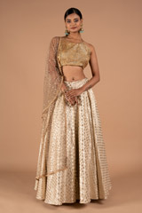 Champagne Gold Lehenga Set792 video